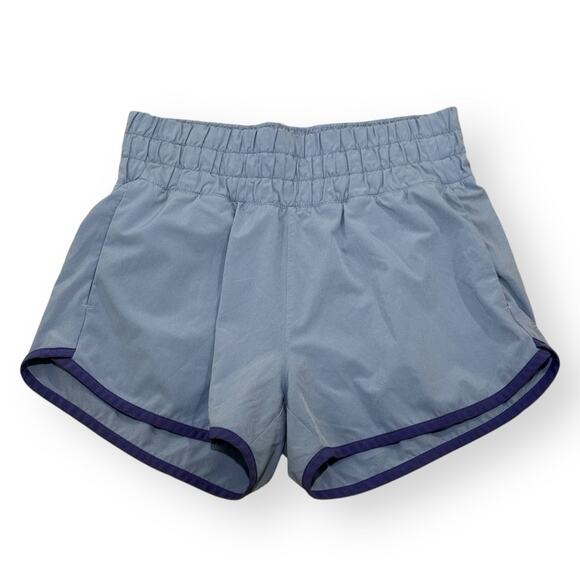 Athleta Girl All Star 2.5" Shorts Active Athletic Running Blue Size XL 14 - Picture 1 of 9